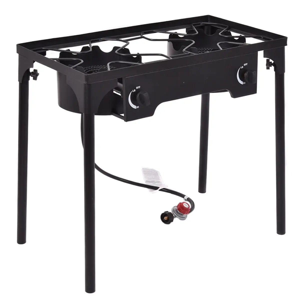 150000 BTU Double Burner Outdoor Stove BBQ Grill by DirectDeals