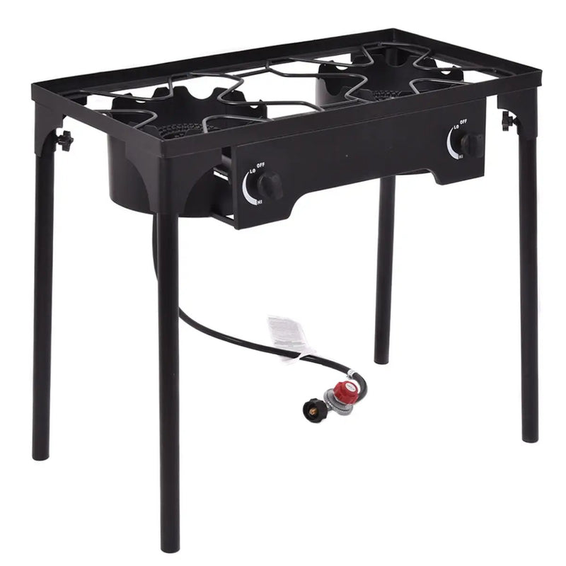 150000 BTU Double Burner Outdoor Stove BBQ Grill by DirectDeals