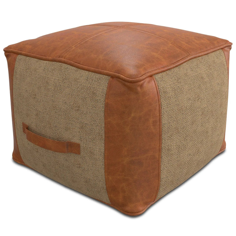 Atkinson - Pouf - Tan by Unique Piece Furniture