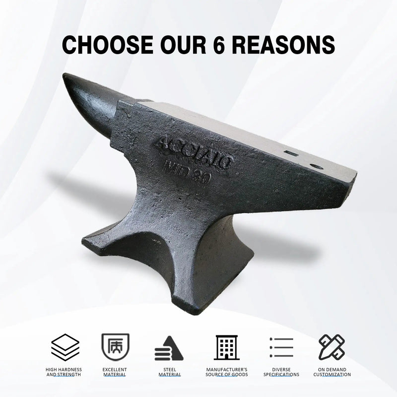 Single Horn Anvil 66Lbs Cast Steel Anvil smith For Sale Forge Tools And Equipment Anvil Rugged Round Horn Anvil smith Jewelers Metalsmith smith Tool - Black by HouseOfZazla
