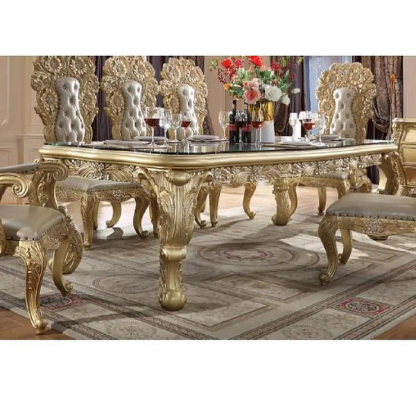 Cabriole - Table à manger - Or
