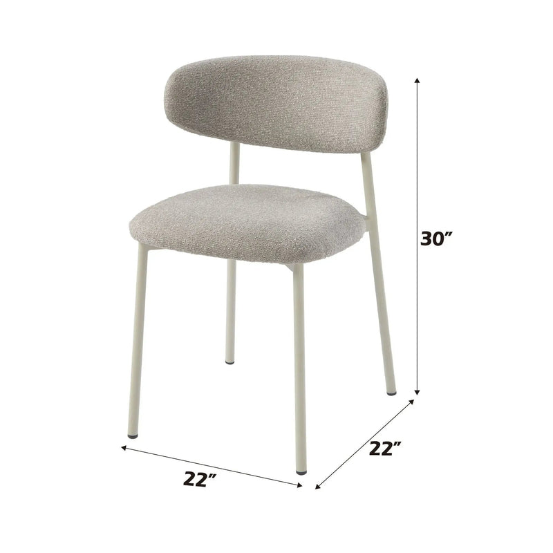 Ingram - Side Chair (Set of 2) - Light Gray by HouseOfZazla