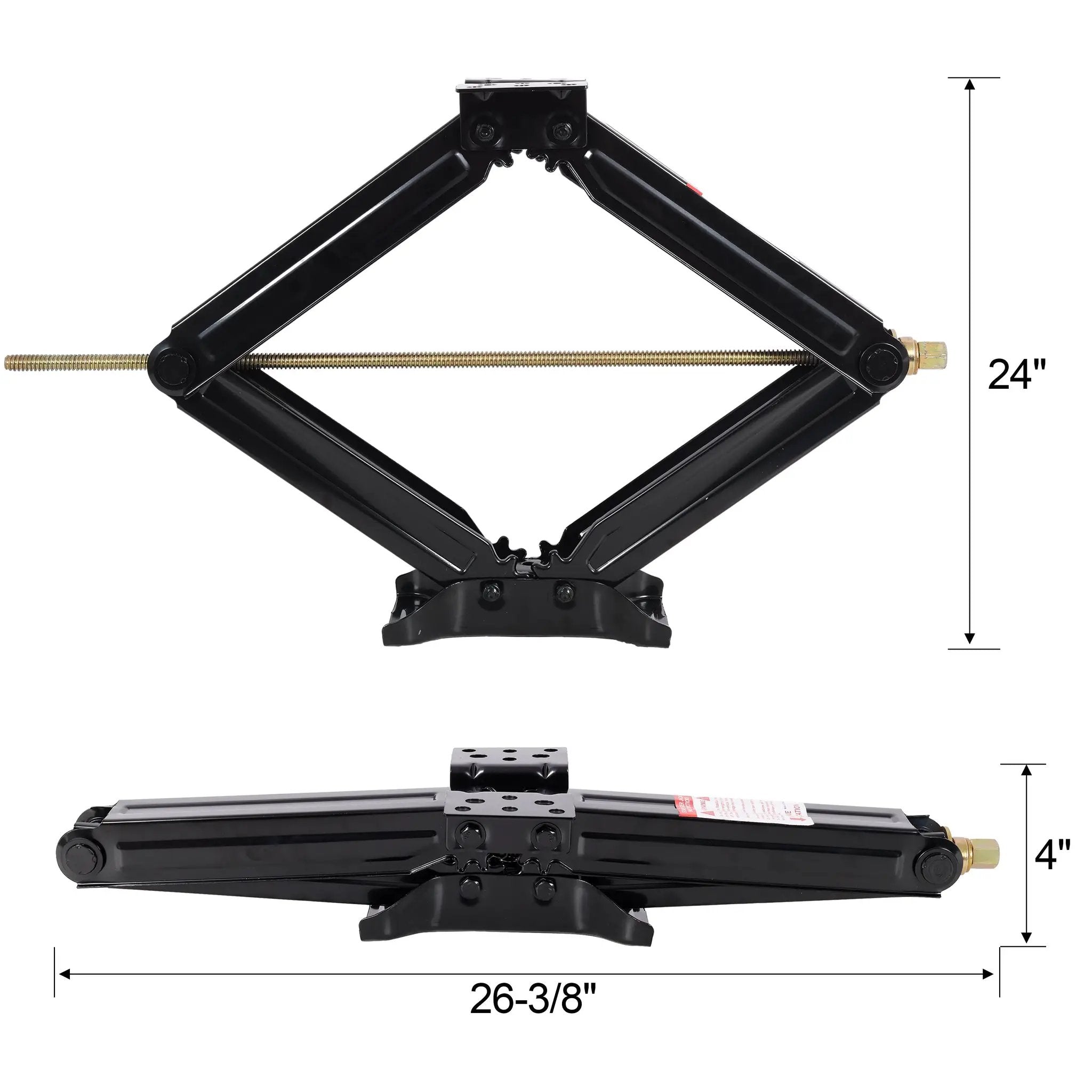 5000 lbs RV Scissor Jacks - Set of 2 by HouseOfZazla
