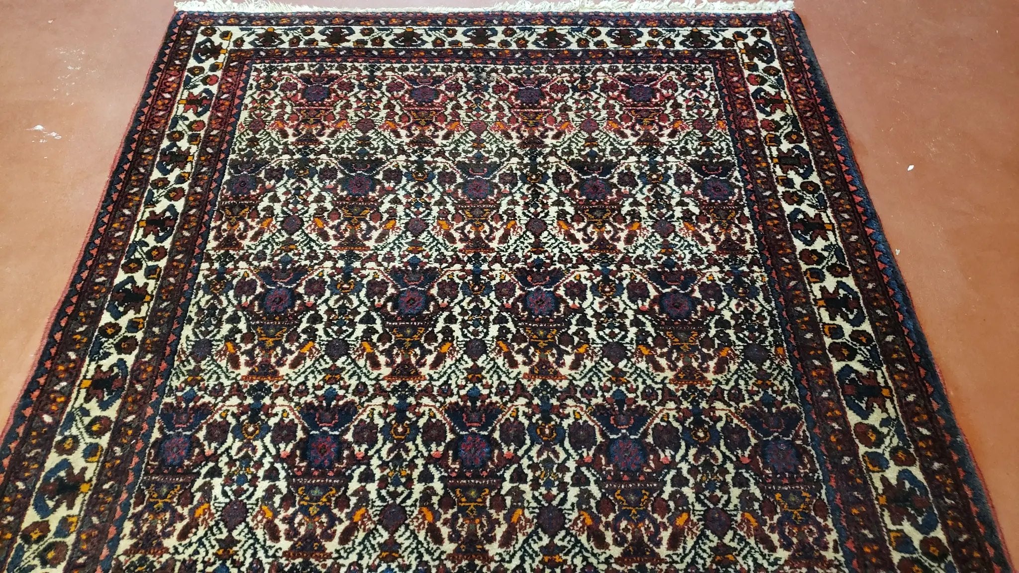 Persian Afshar Rug 3.6 x 5, Zili Sultan Pattern, Wool by Jewel Rugs