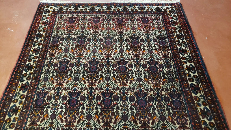 Persian Afshar Rug 3.6 x 5, Zili Sultan Pattern, Wool by Jewel Rugs