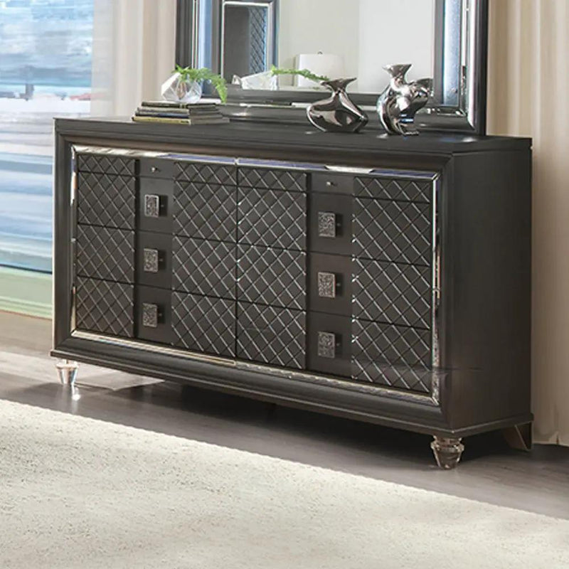 Sawyer - Commode - Gris métallisé