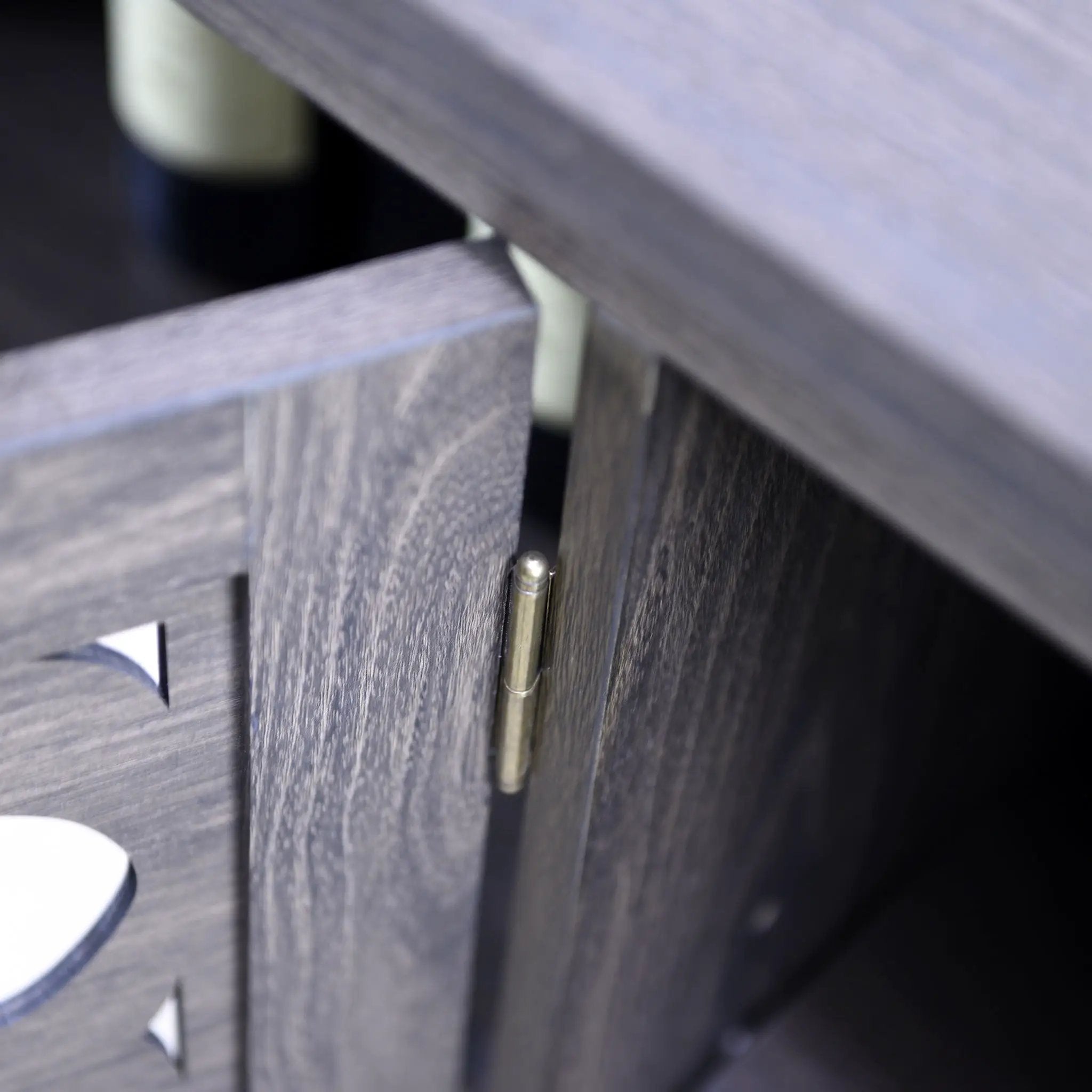 3 Door Mirrored Sideboard Cabinet With Adjustable Shelves by HouseOfZazla