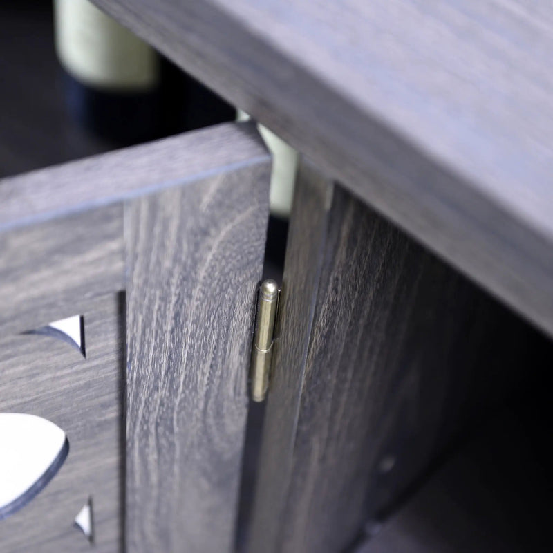 3 Door Mirrored Sideboard Cabinet With Adjustable Shelves by HouseOfZazla