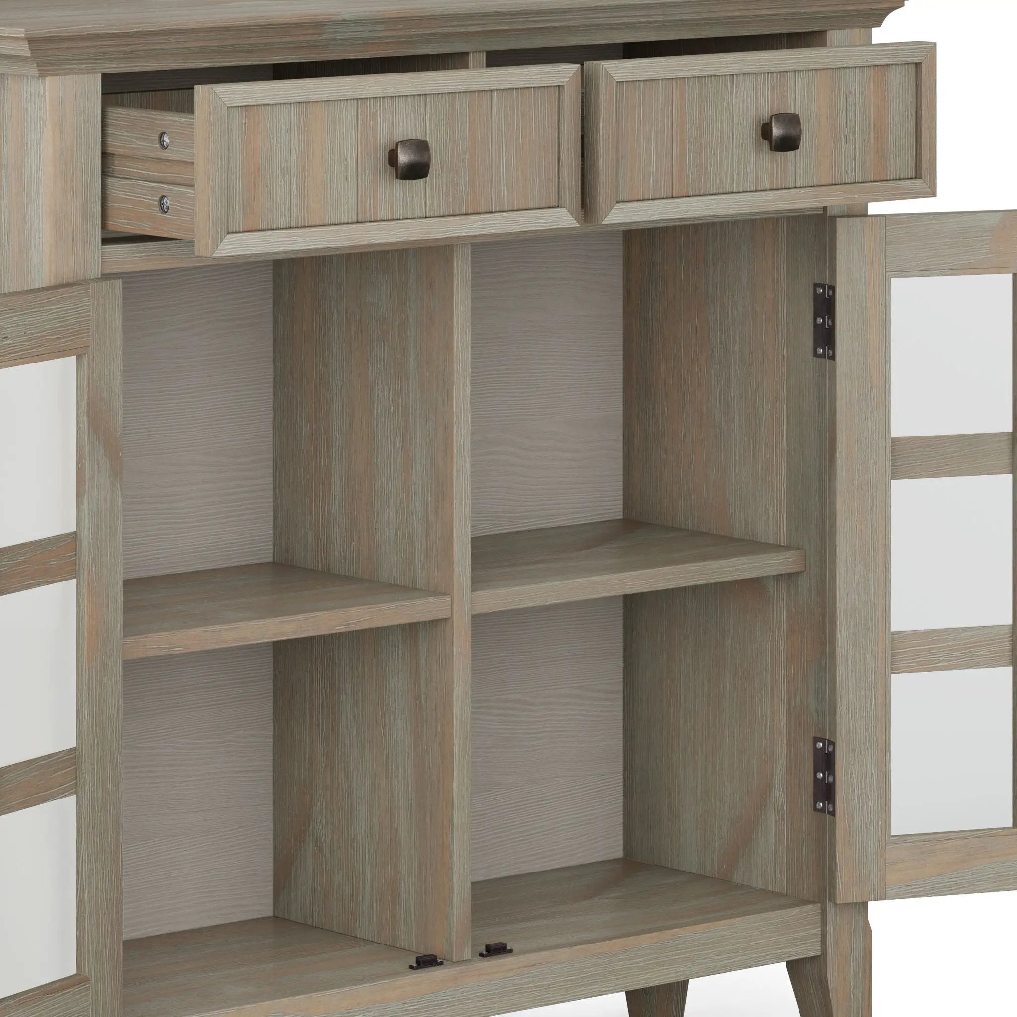 Acadian - Handcrafted Entryway Storage Cabinet by Unique Piece Furniture