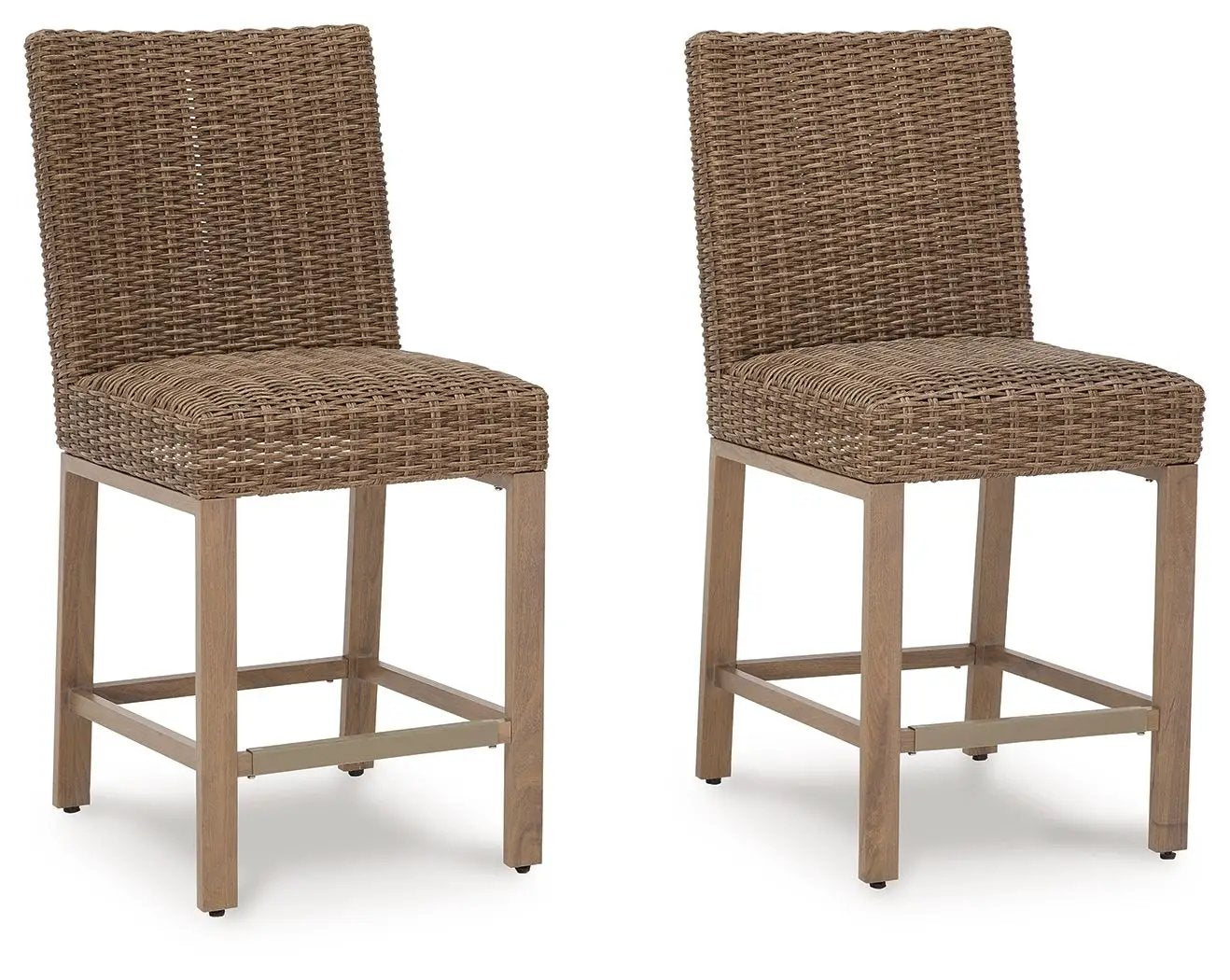 Walton Bridge - Barstool (Set of 2) - Driftwood by Unique Piece Furniture