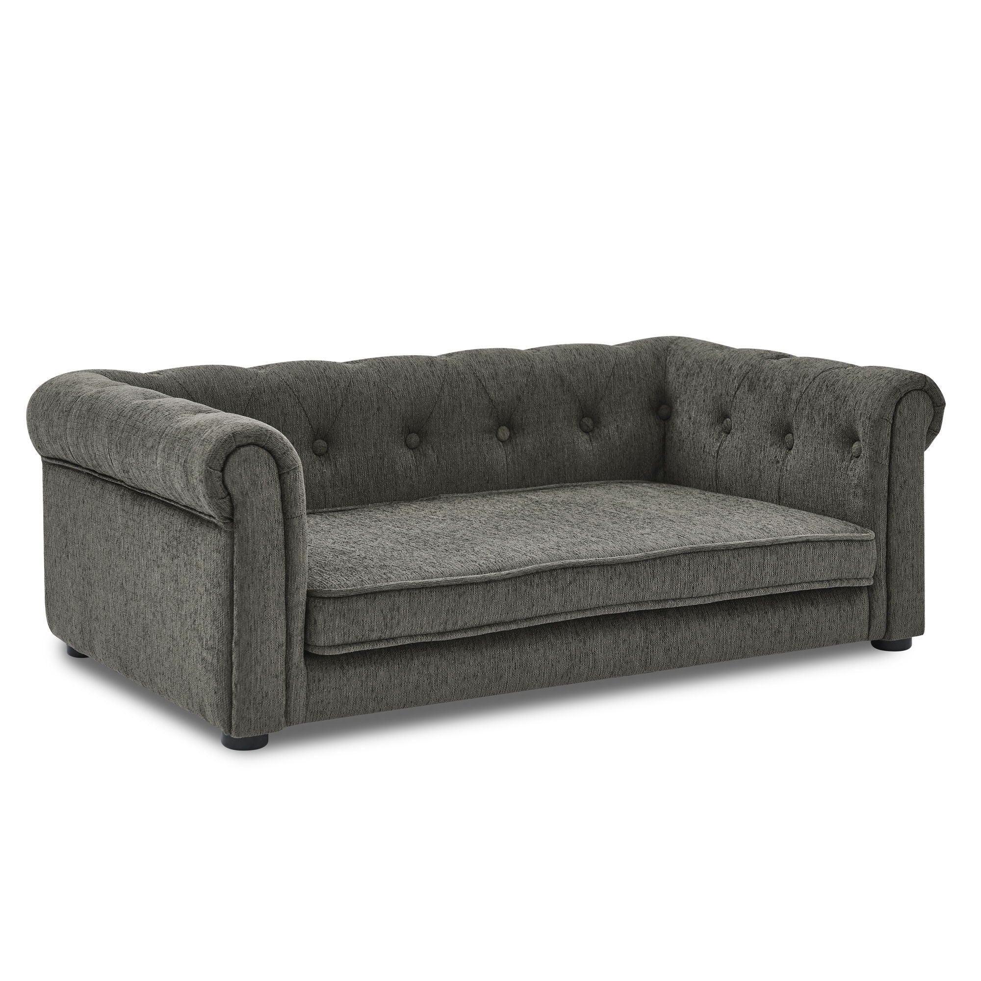 Modern Elegant Rectangle Pet Bed, Durable Elevated Dog Sofa by HouseOfZazla