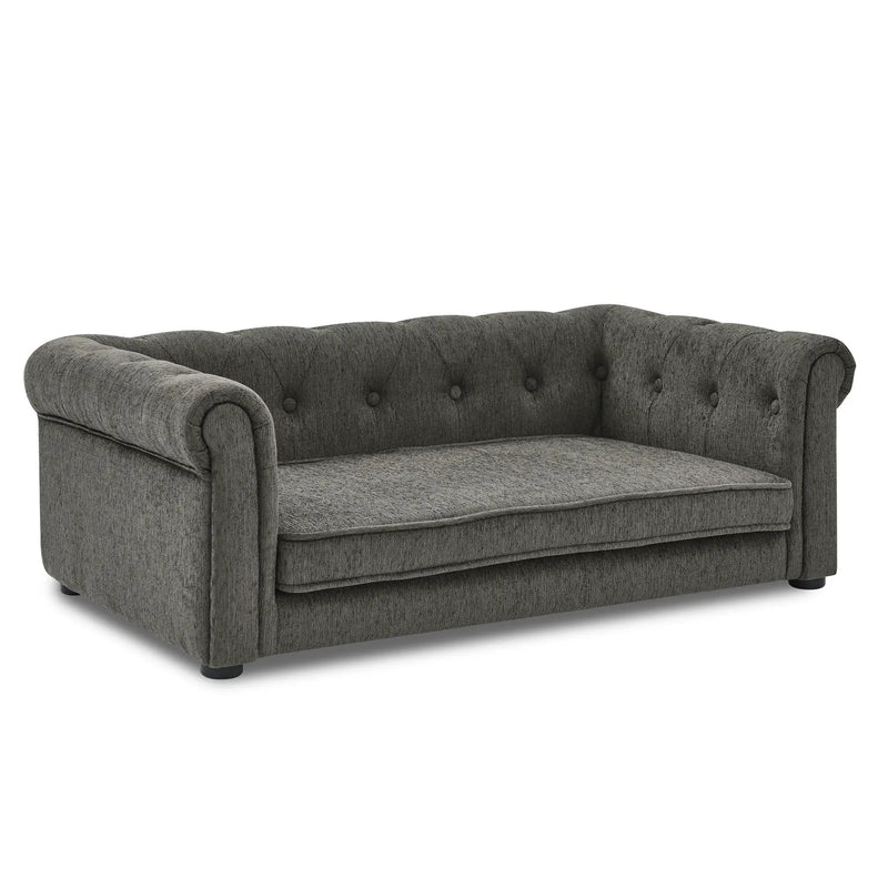 Modern Elegant Rectangle Pet Bed, Durable Elevated Dog Sofa by HouseOfZazla