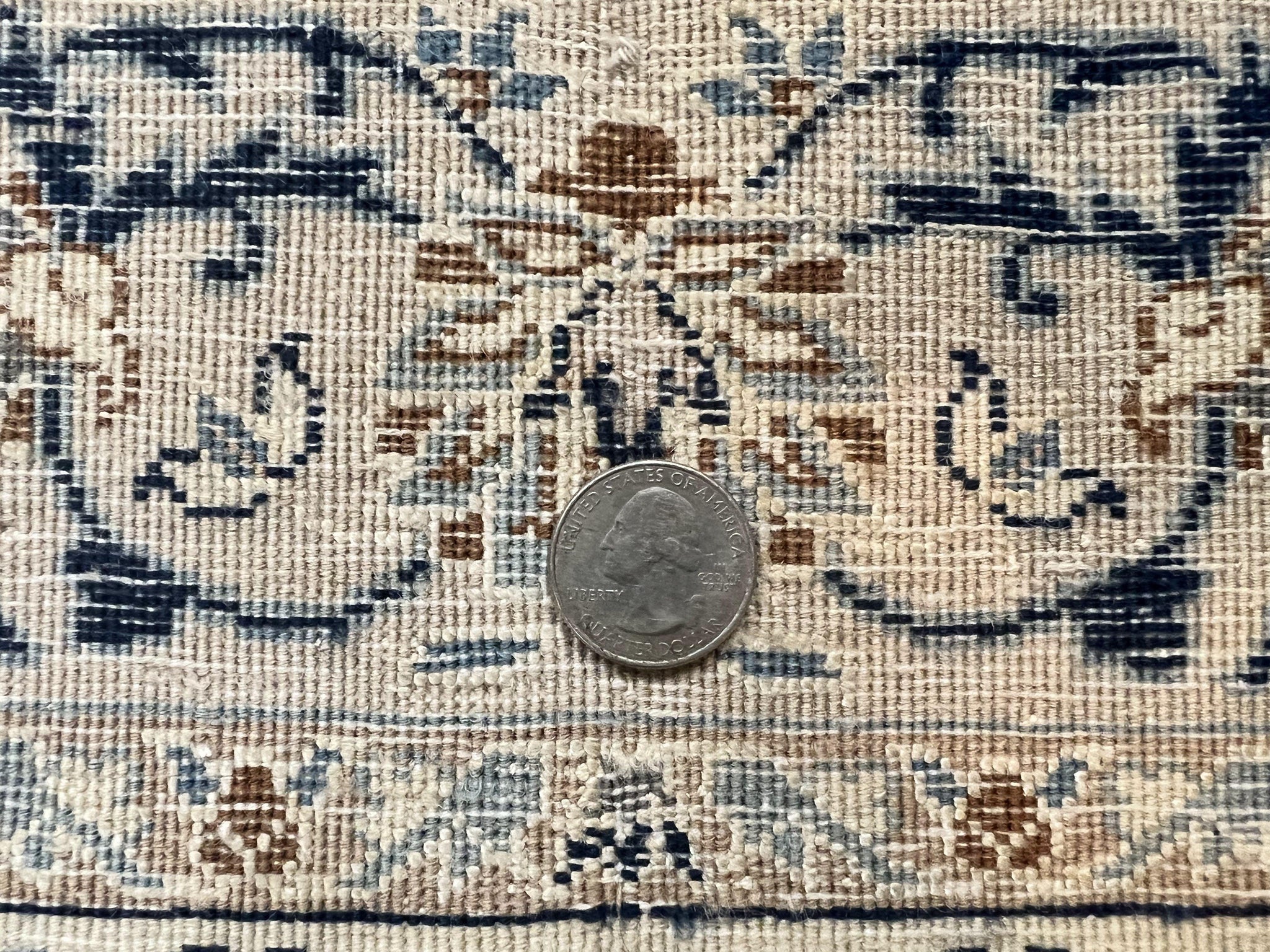 Persian Nain Rug 3x5, Floral Medallion Oriental Carpet, Very Fine Hand Knotted Handmade Wool and Silk Highlights Rug, Vintage Semi Antique by Jewel Rugs