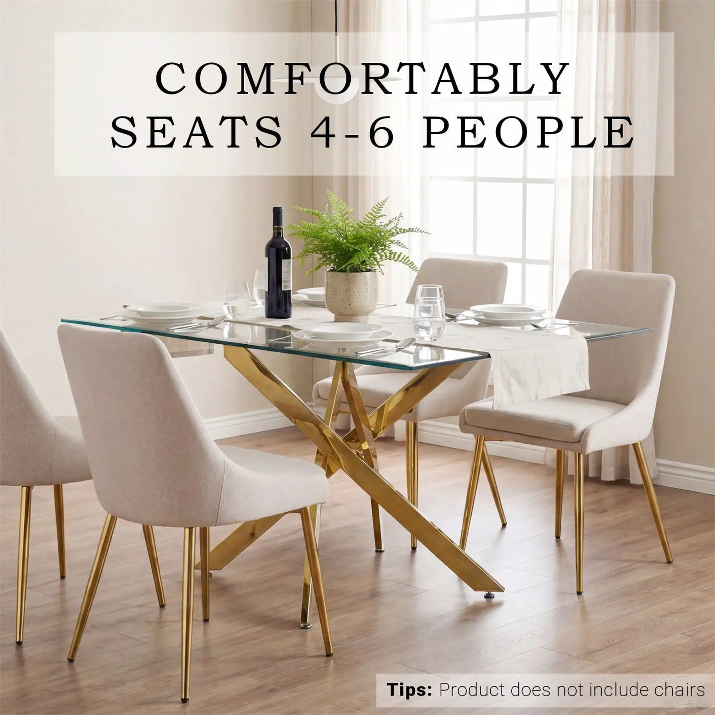 Modern Rectangular Table For Dining Room by HouseOfZazla