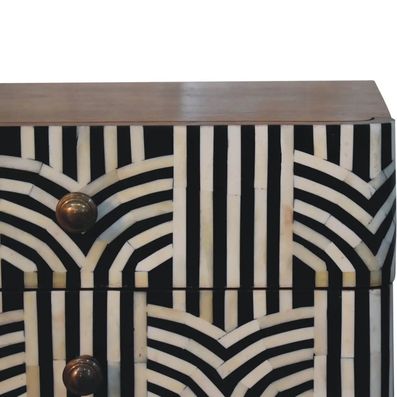 Edessa Bone Inlay Bedside by Unique Piece Furniture