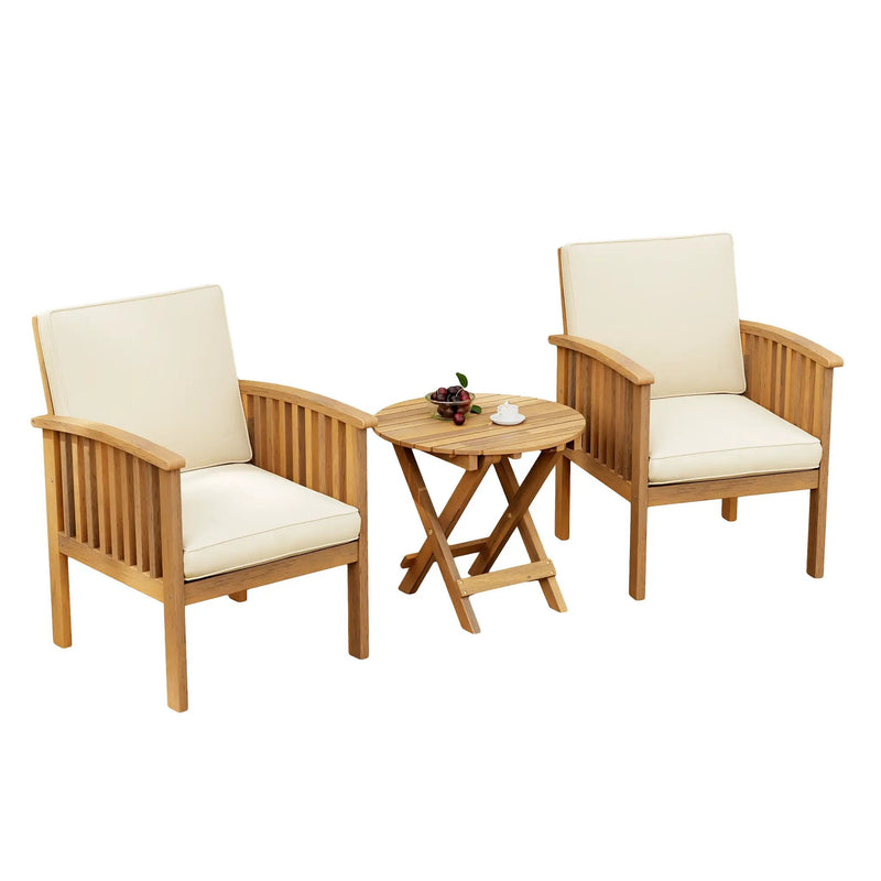 Patio Set Outdoor Acacia Wood Furniture Sets by HouseOfZazla