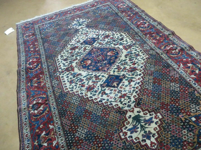 4' X 7' Vintage Handmade Turkish Floral Orient Medallion Wool Veg Dye Rug Nice by Jewel Rugs