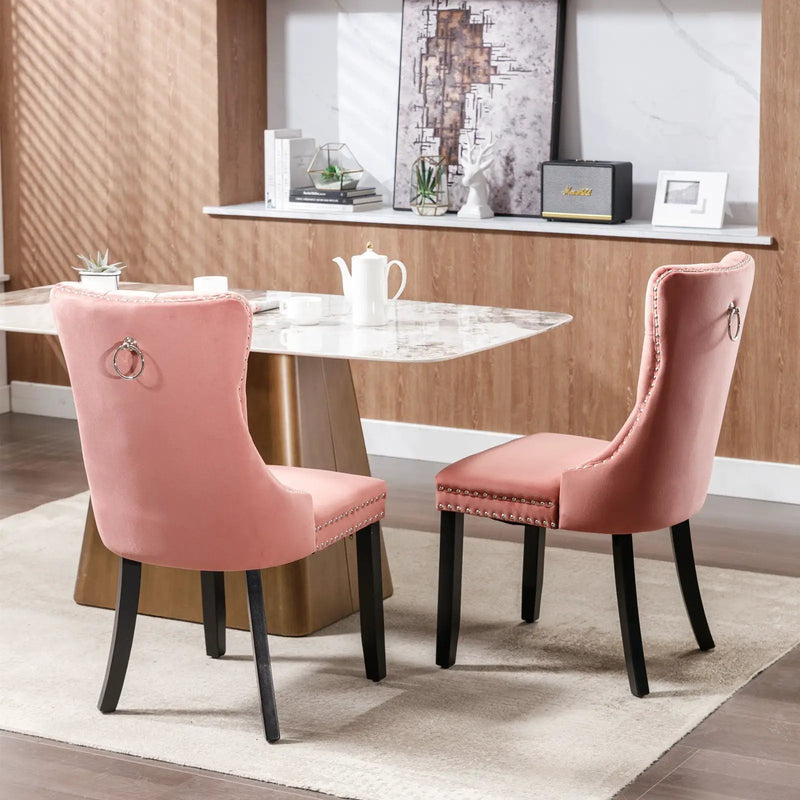 Nikki - High-End Tufted Dining Chair (Set of 2) by HouseOfZazla