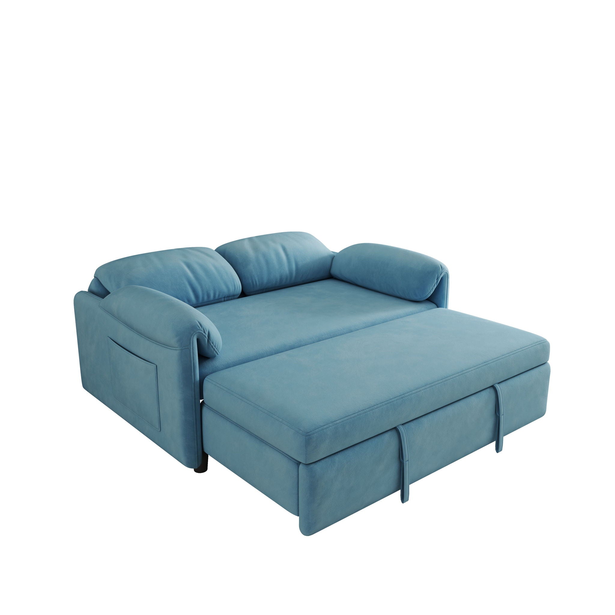 Sofa, Dual Purpose Lounge With Retractable Queen Size Bed by HouseOfZazla