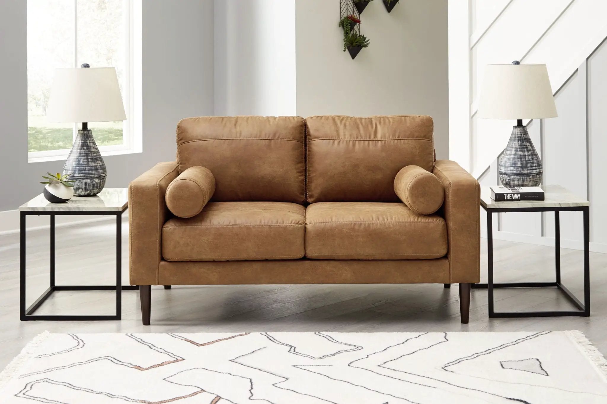 Telora - Loveseat - Caramel by Unique Piece Furniture