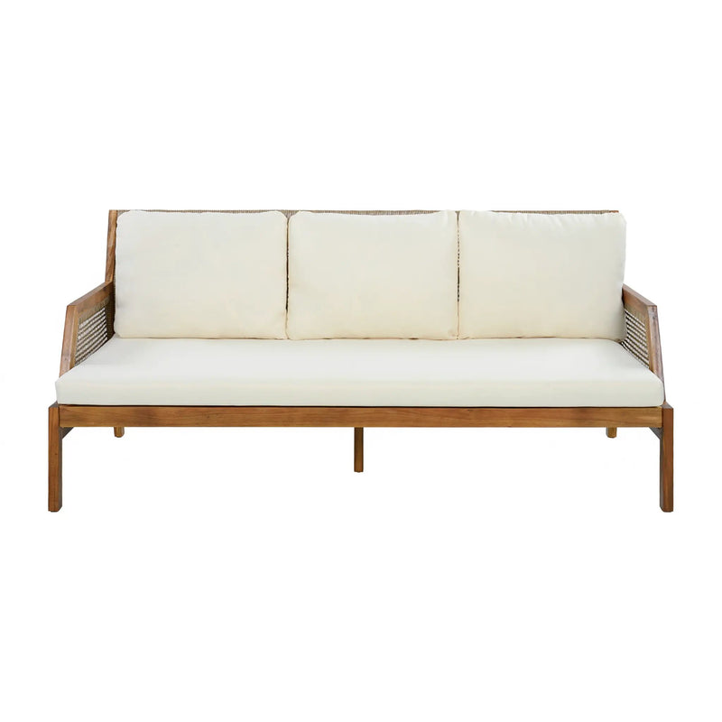 3 Piece Acacia Wood Patio Furniture Set with Coffee Table by HouseOfZazla