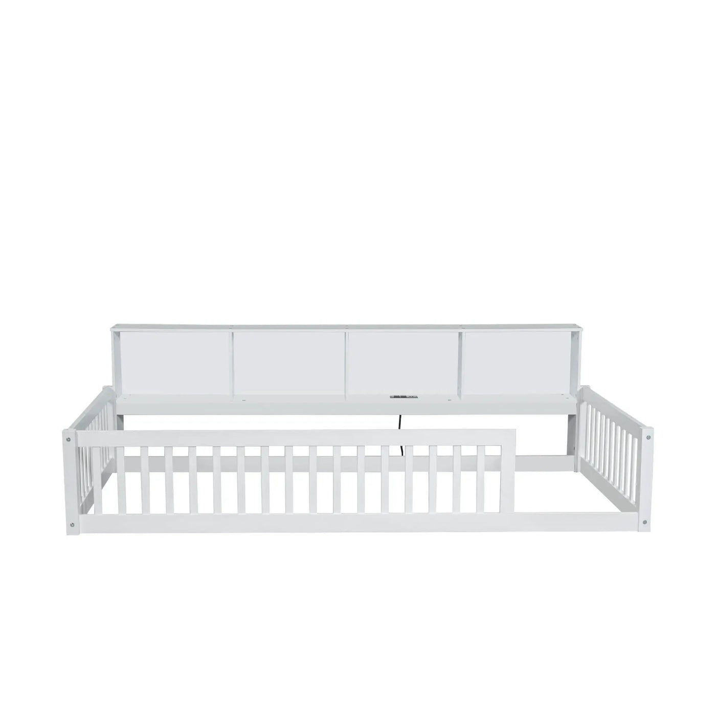 Floor Bed With Storage Cabinets And USB Ports by HouseOfZazla