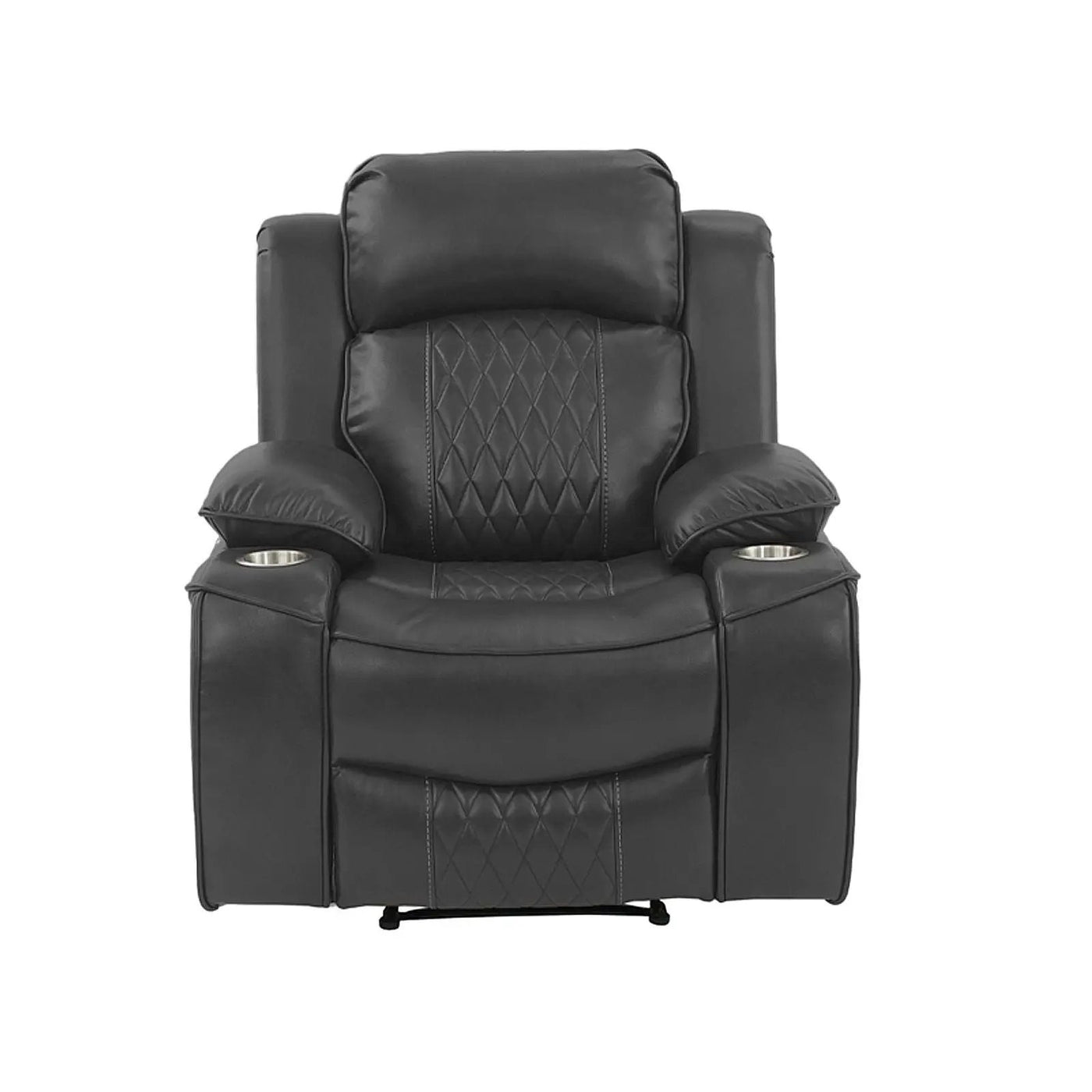 Power Motion Living Room Set With USB Port, Adjustable Headrest, Cup Holder by HouseOfZazla