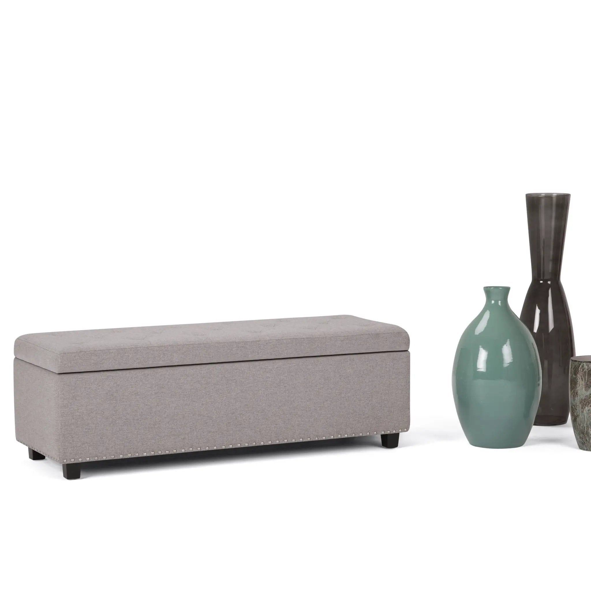 Hamilton - Upholstered Storage Ottoman by HouseOfZazla