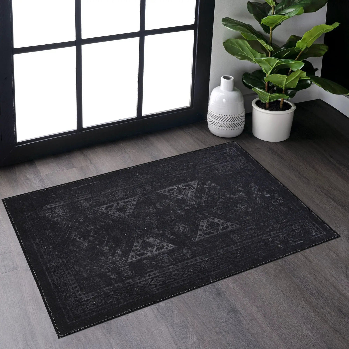 Maval - Trendy Area Rug, Washable by Unique Piece Furniture