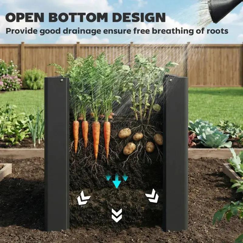 Modern Planter Bed, Outdoor Planter Box, Elevated Garden Bed by HouseOfZazla