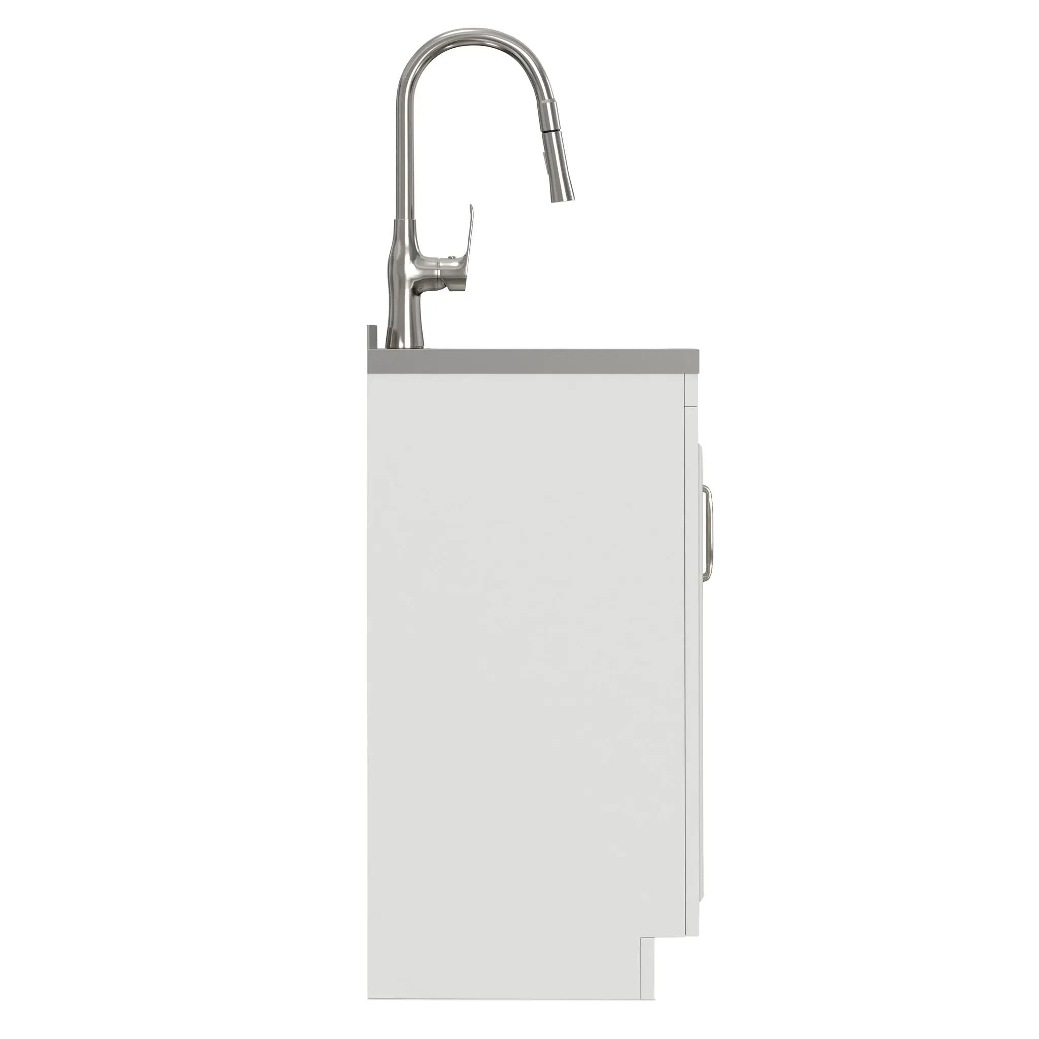Darwin - Deluxe Laundry Cabinet With Pull-Out Faucet And Stainless Steel Sink by Unique Piece Furniture