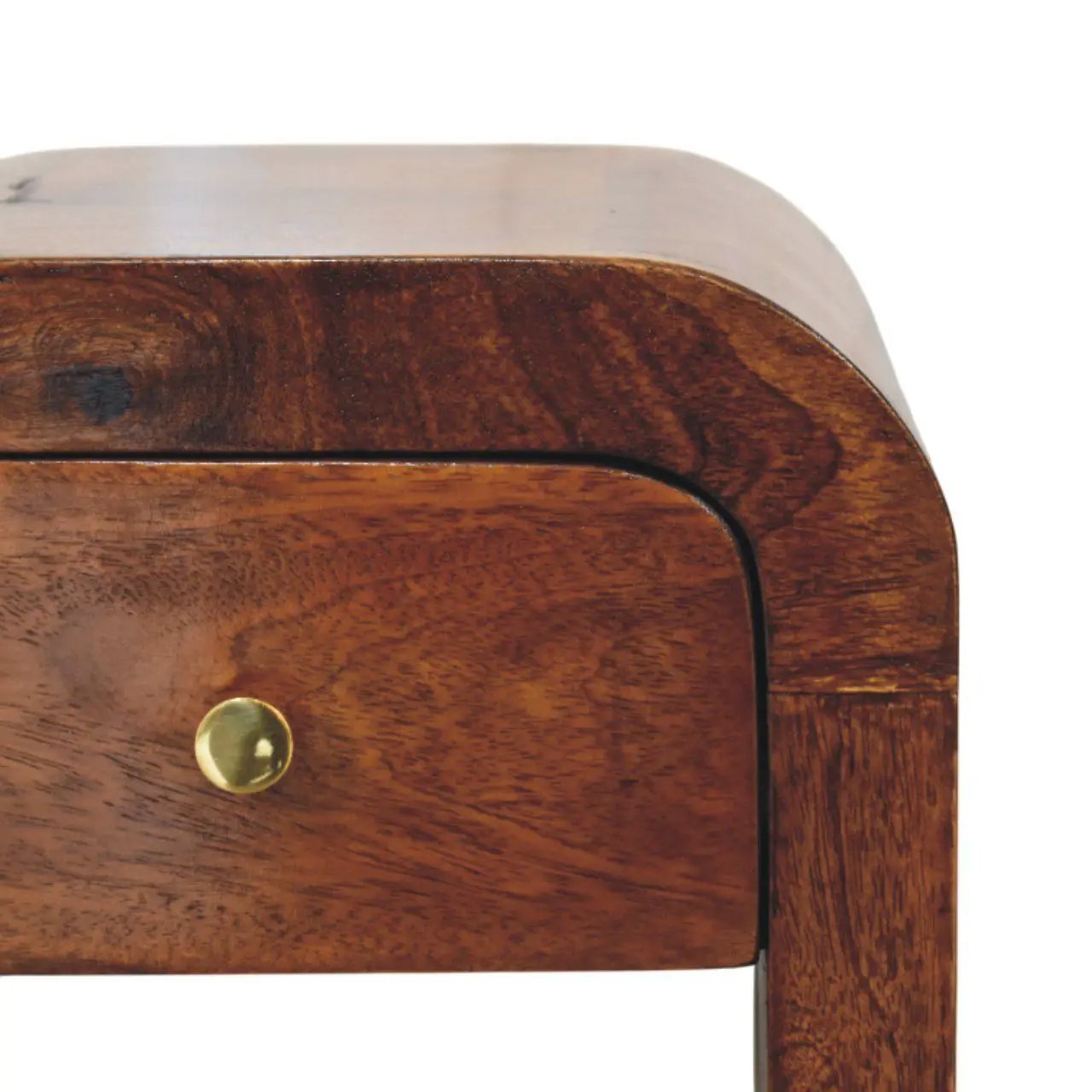 Mini Darcy - Nightstand With Curved Edges by Unique Piece Furniture