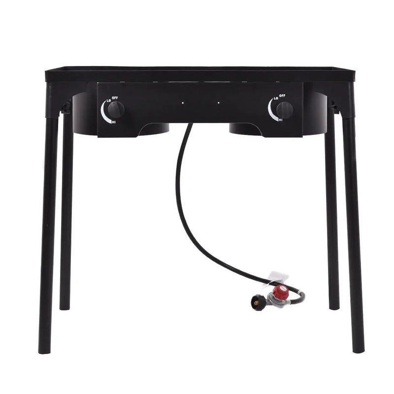 150000 BTU Double Burner Outdoor Stove BBQ Grill by DirectDeals