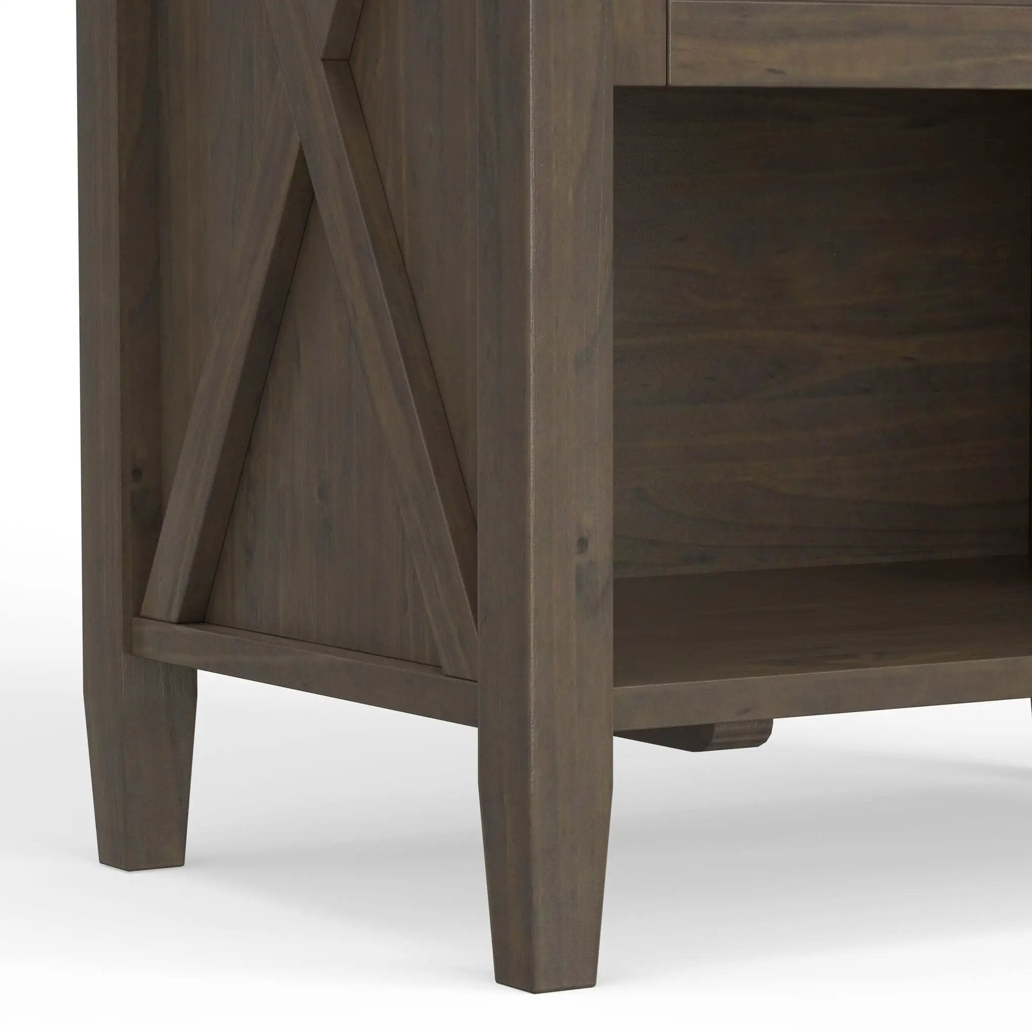 Ela - Bedside Table - Smoky Brown by HouseOfZazla