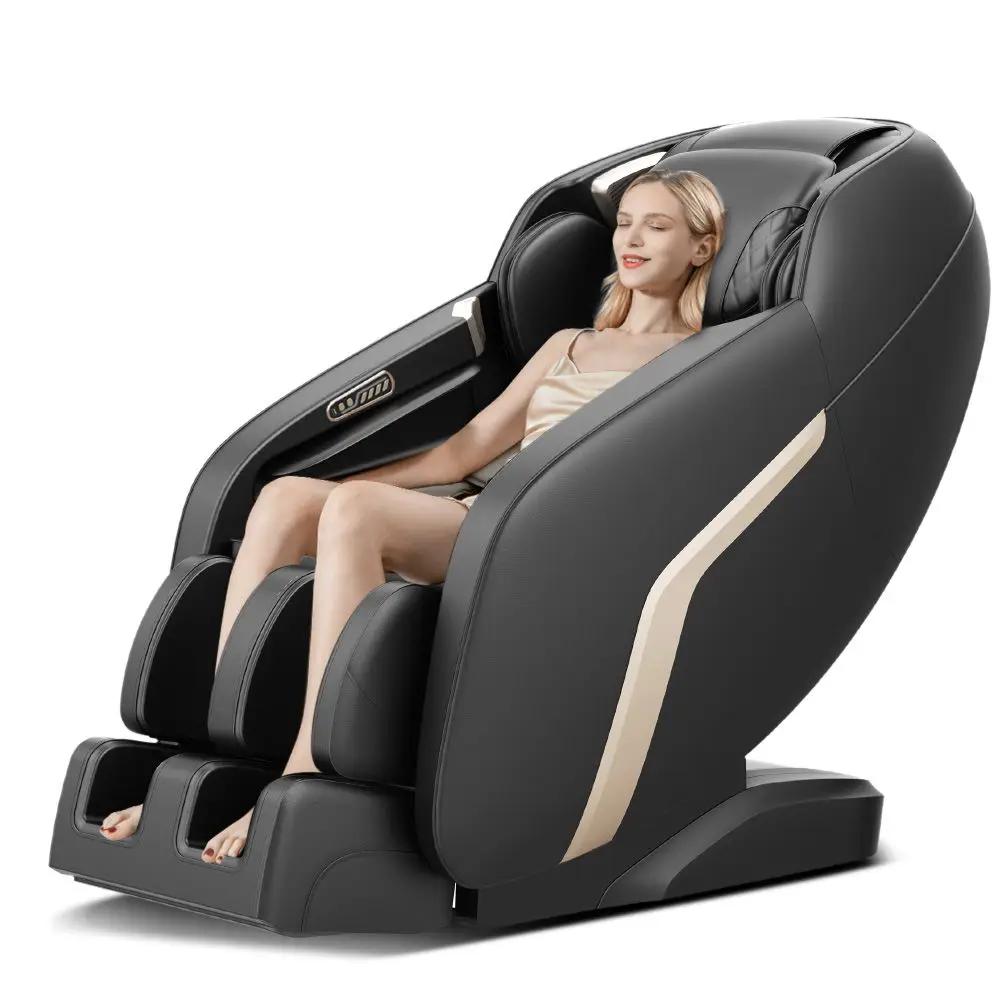 Massage Chair, Zero Gravity Shiatsu Massage Chairs Full Body And Recliner Sl-Track Massage Chair With Bluetooth Speaker, Anion, Thai Stretch, USB Charing, Heating And Foot Roller Massager - Black by HouseOfZazla