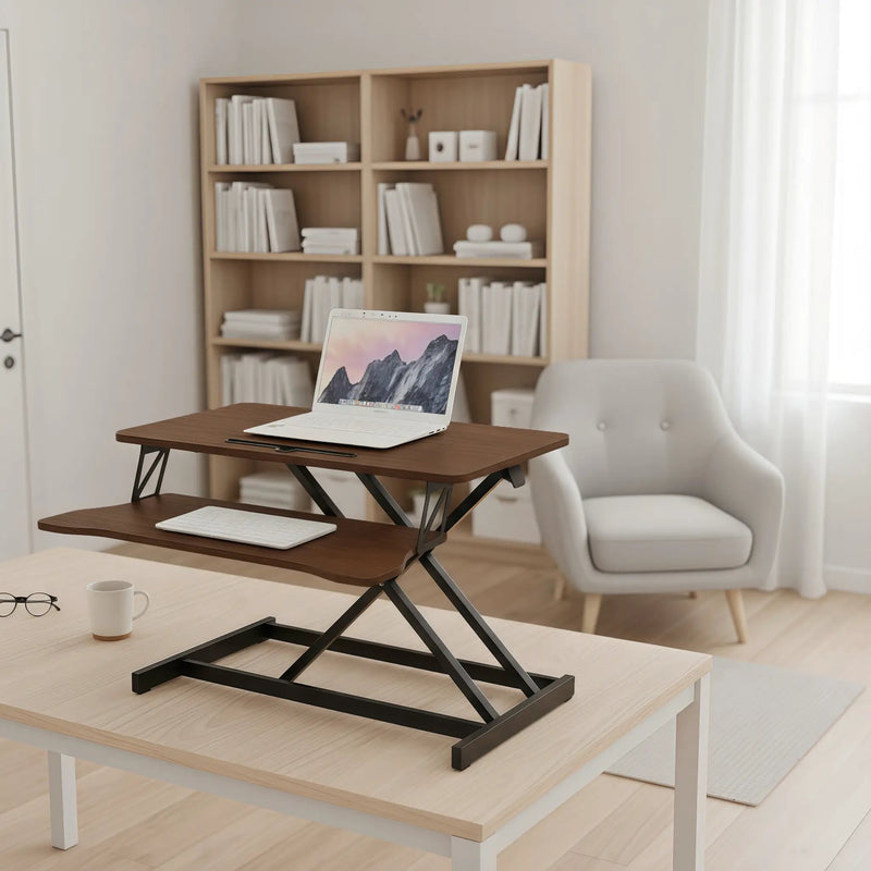 32 Inch Desk Converter - Height Adjustable Workstation by HouseOfZazla