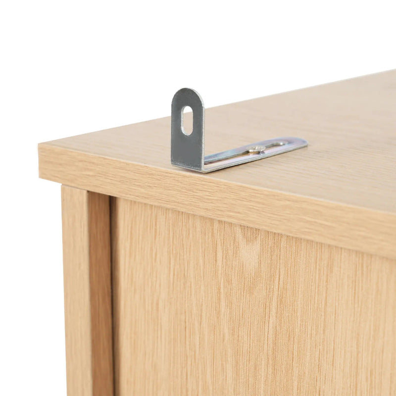 Tall Bathroom Cabinet With 1 Door, 3 Drawers, Open Storage - Wood by HouseOfZazla