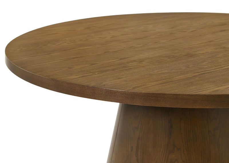Franklin 5-piece 54-inch Round Dining Table Set Dark Brown by Unique Piece Furniture