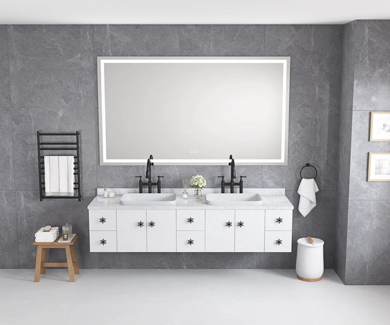 84 x 48 Inch LED Bathroom Mirror by HouseOfZazla