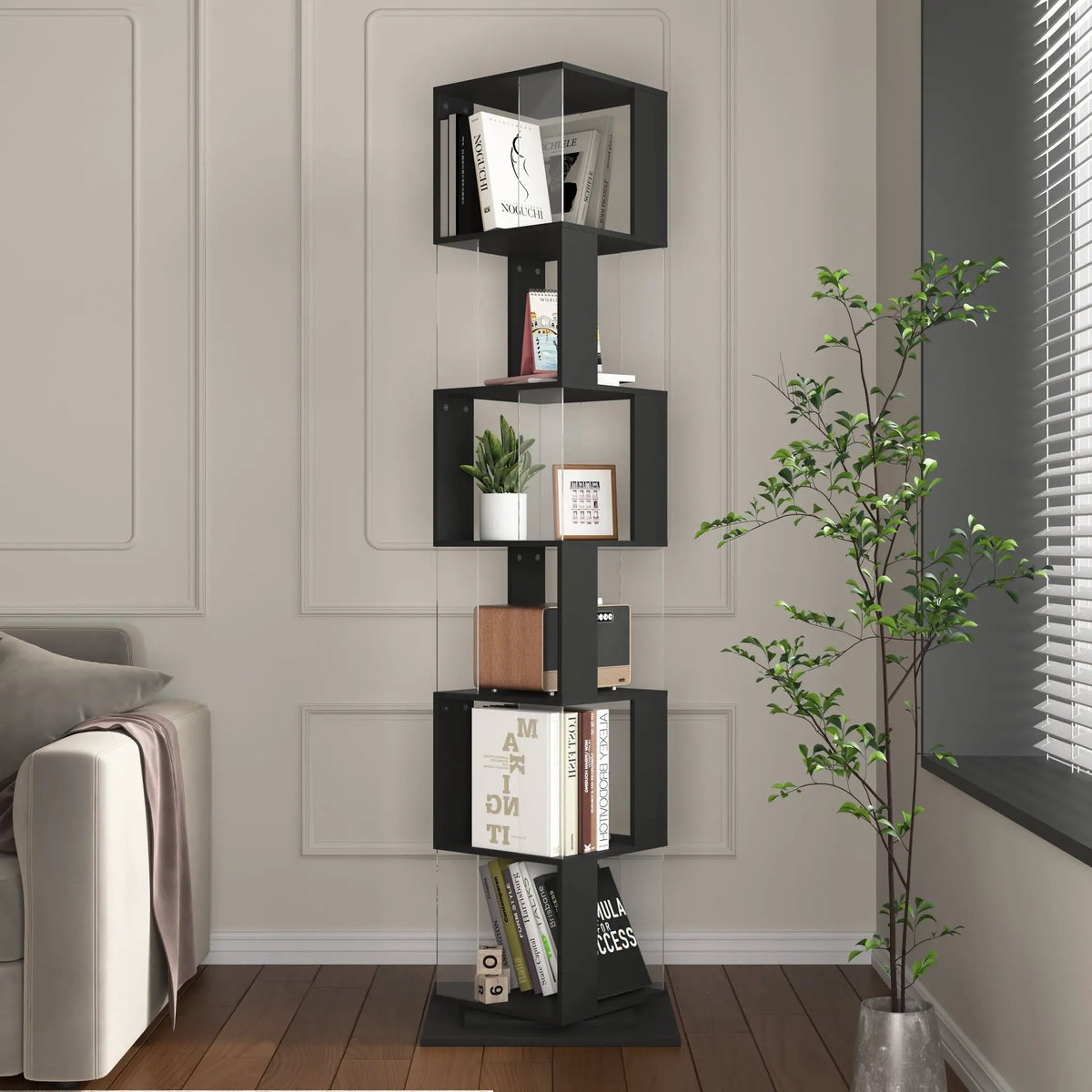 360° Rotating 6-Tier Display Shelf by HouseOfZazla