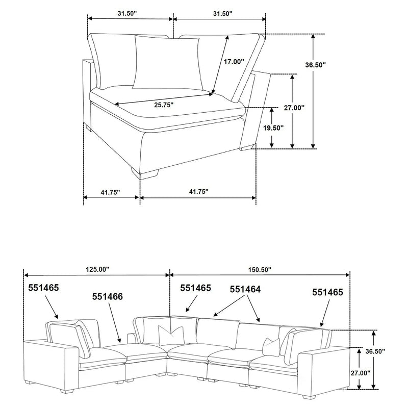 Murtagh - Modular Sectional by HouseOfZazla