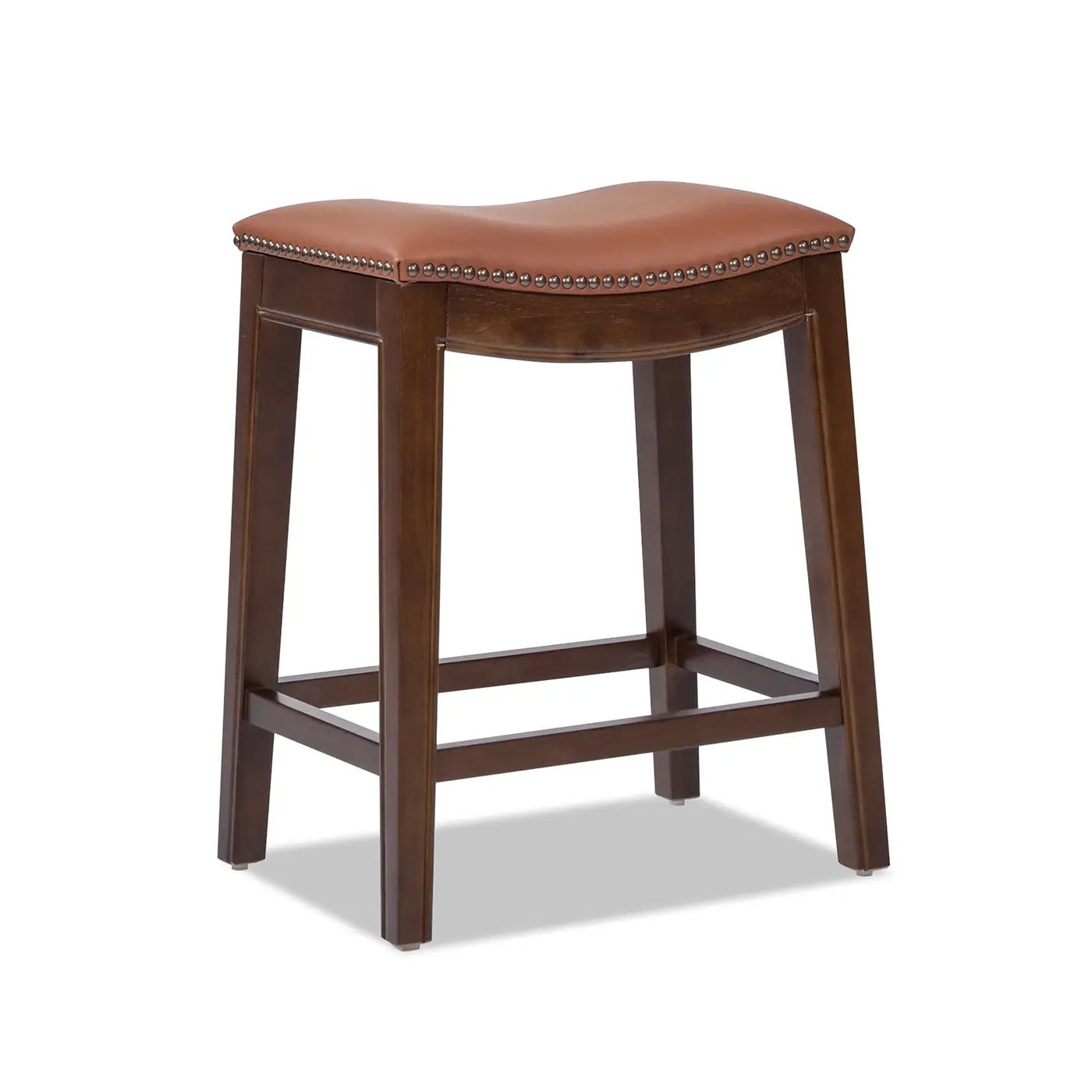 Barlow - Backless Saddle Counter Stool - Brown by Unique Piece Furniture