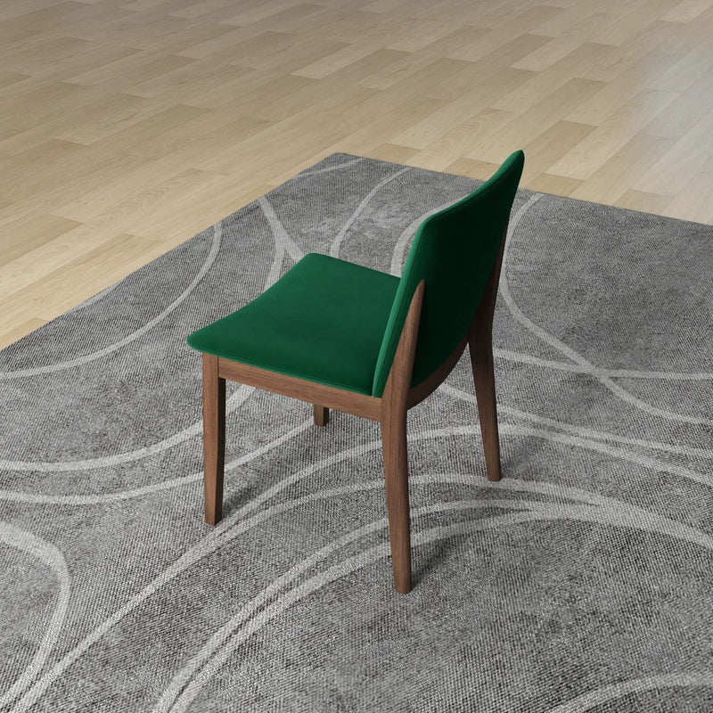 Laura - Mid-Century Modern Solid Wood Dining Chair (Set of 2) by HouseOfZazla