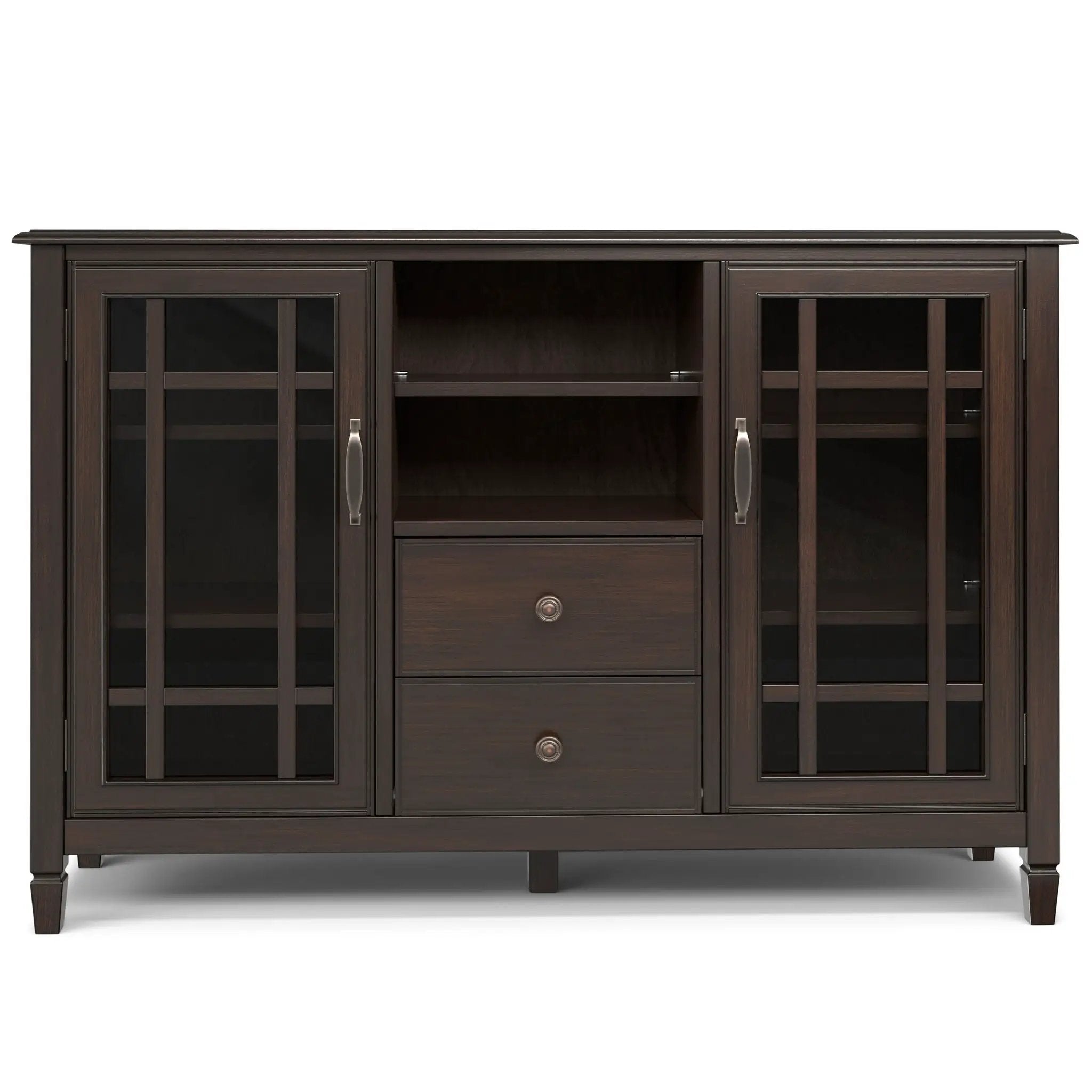 Connaught - Tall TV Stand - Brown by HouseOfZazla