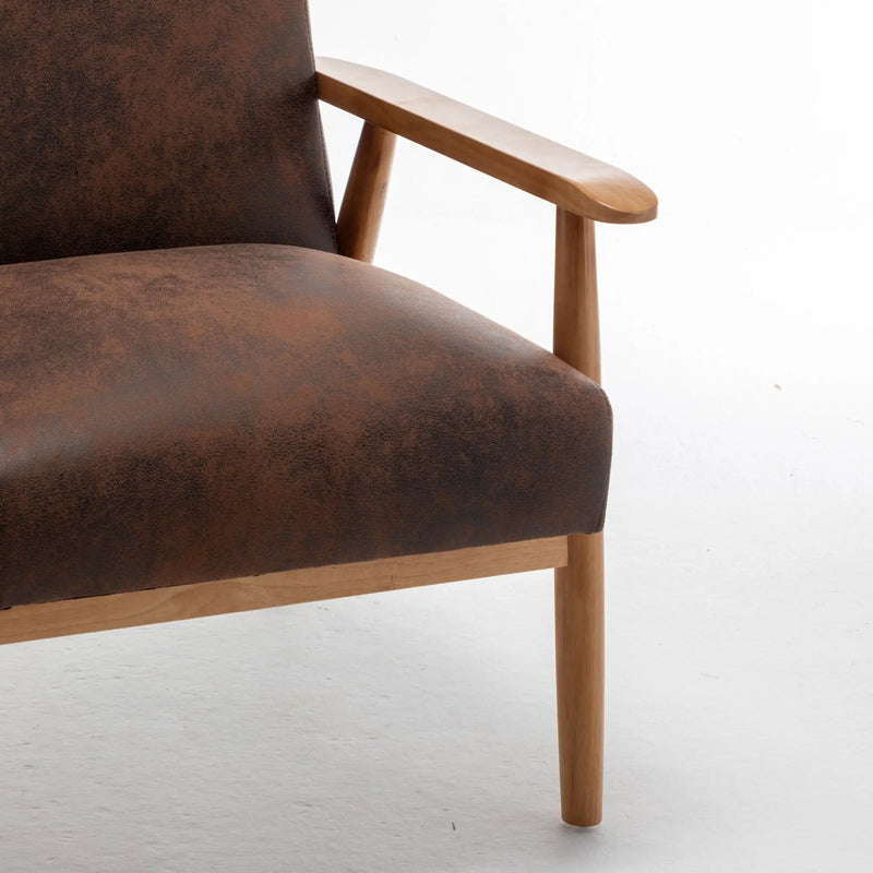 Wide Arm Chair - Brown by HouseOfZazla