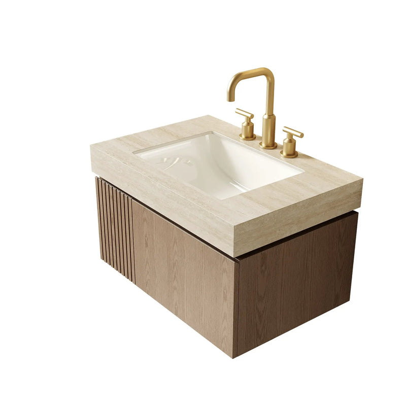30" Roma Travertine-Pattern Sintered Stone Countertop by HouseOfZazla