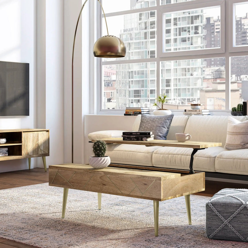 Jager - Lift Top Coffee Table Handcrafted by Unique Piece Furniture