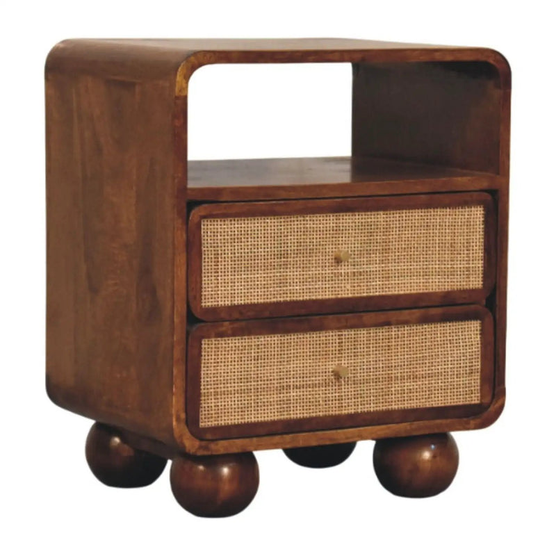 Larissa - 2 Drawer Nightstand - Brown by Unique Piece Furniture