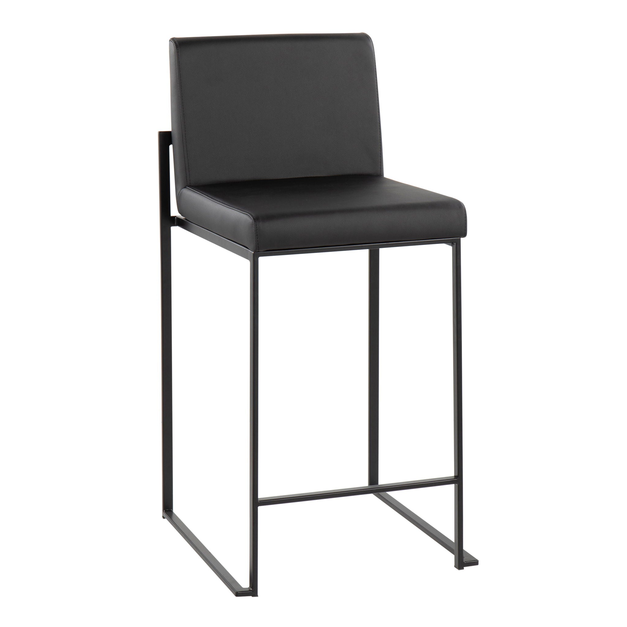 Fuji - Contemporary Modern Elegance, High Back Counter Stool by HouseOfZazla