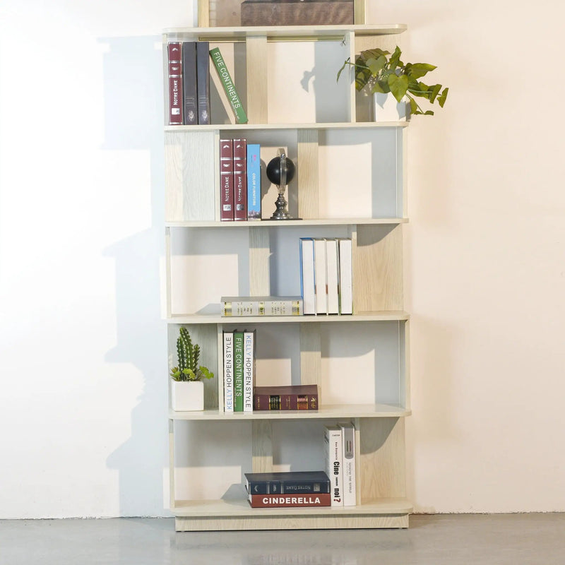 Modern 5 Tier Open Storage Bookcase by HouseOfZazla